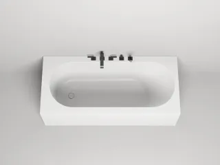 Ванна из искусственного камня Salini Fabia S-Sense 102612GRF 180x80см RAL полностью